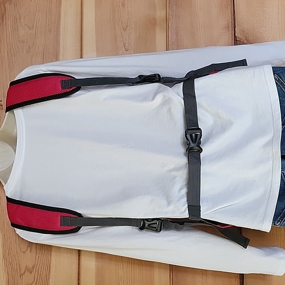 SPORT Pet Carrier Back/Front Pack Pink/Gray/Black SIZE: MEDIUM - Picture 2 of 8